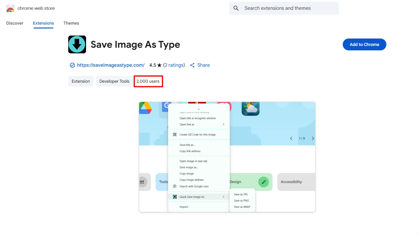 Save Image As Type Interface